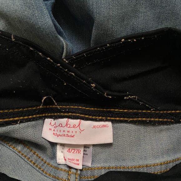 Isabel Maternity skinny leg legging jeans medium wash size 4/27 - Picture 4 of 4